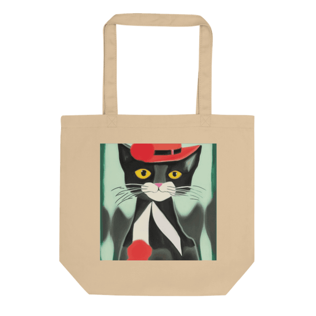One style Claude Cat Eco Tote Bag
